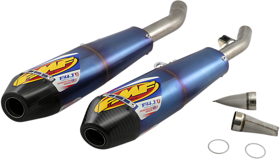 Factory 4.1 RCT Mufflers - Anodized Titanium