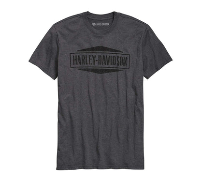 Harley-Davidson Official Men's Classic Logo Slim Fit Tee, Grey Small - OutletHarley