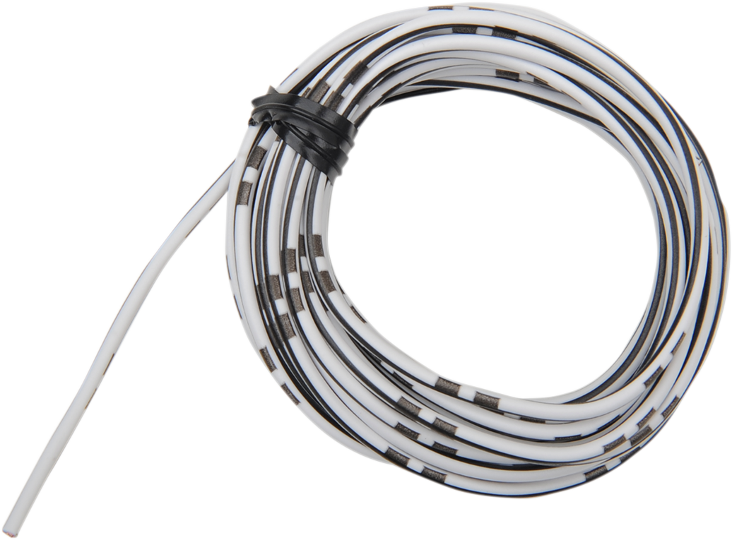 14A Wire - 13' - White/Black