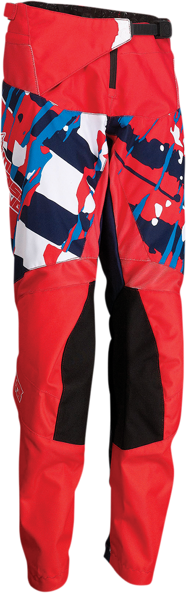 Youth Agroid Pants - Red - 24