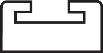 Graphite Slide - Profile Y1 - Length 52.75"