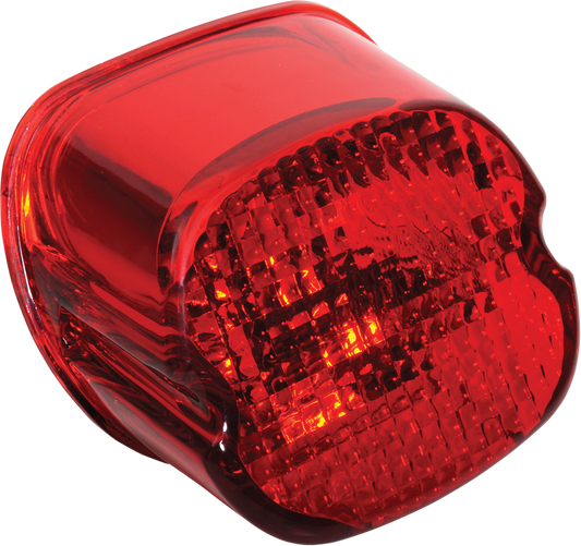 Taillight Lens - Bottom Tag Window - Red