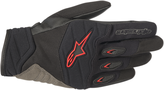 Shore Gloves - Black/Red - Small