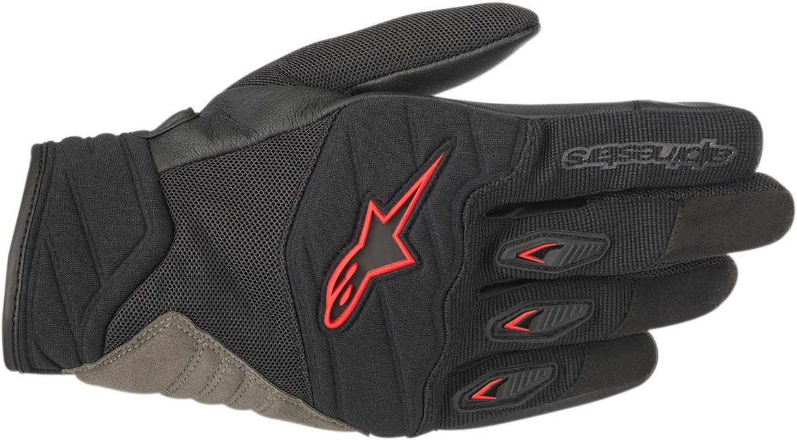 Shore Gloves - Black/Red - Small