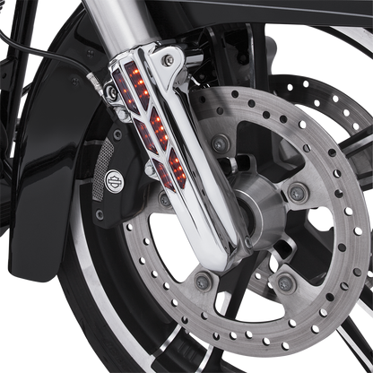 Cubierta de barra de suspension CIRO Forkini - Cromo - Con LED