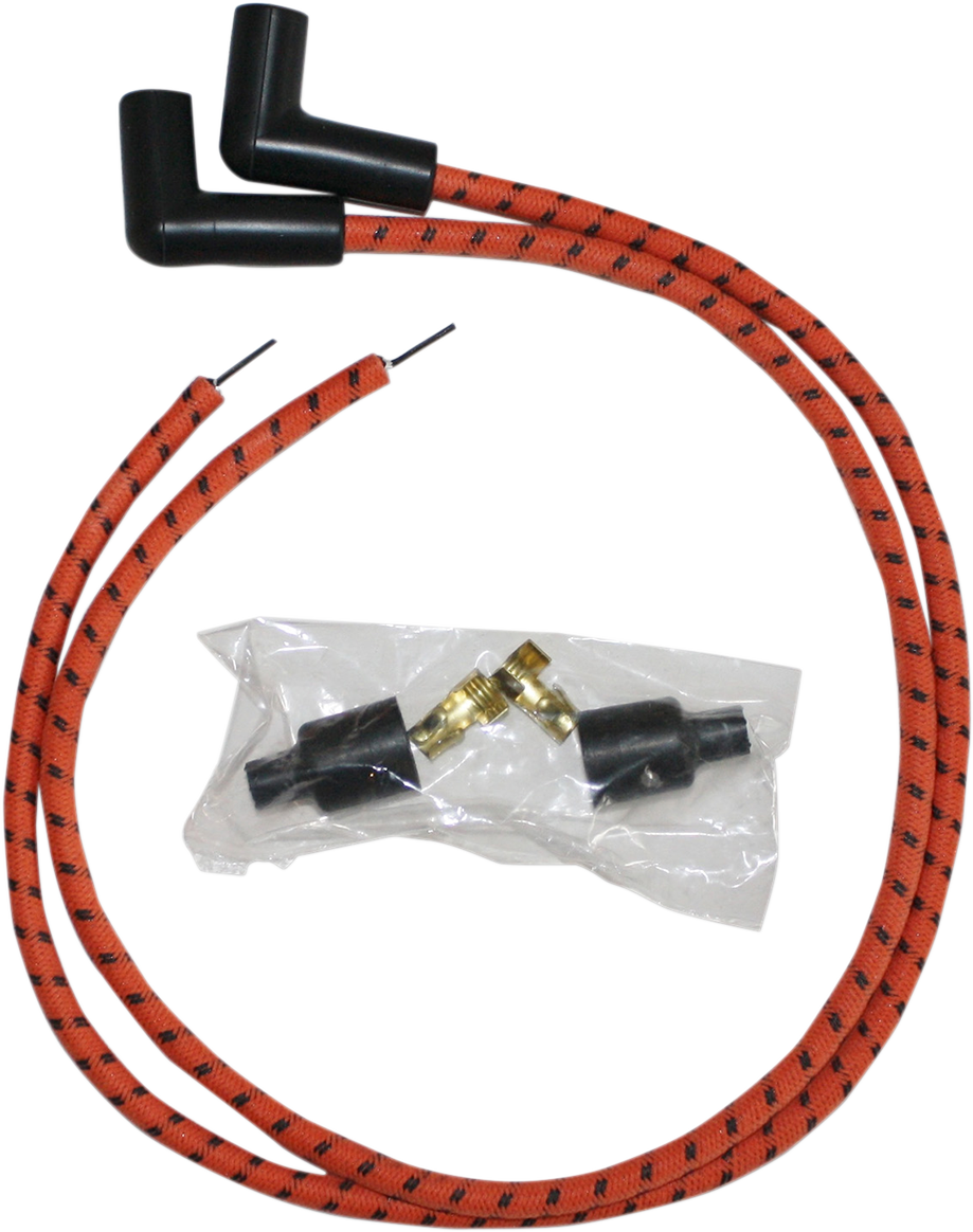 Spark Plug Wires - Orange/Black