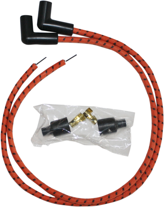 Spark Plug Wires - Orange/Black