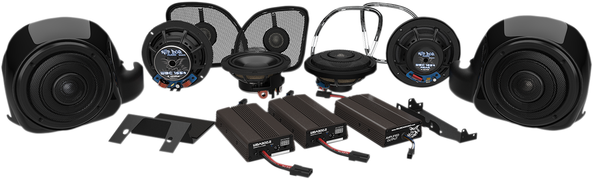 900 Watt 6-Speaker Complete Amplified Kit