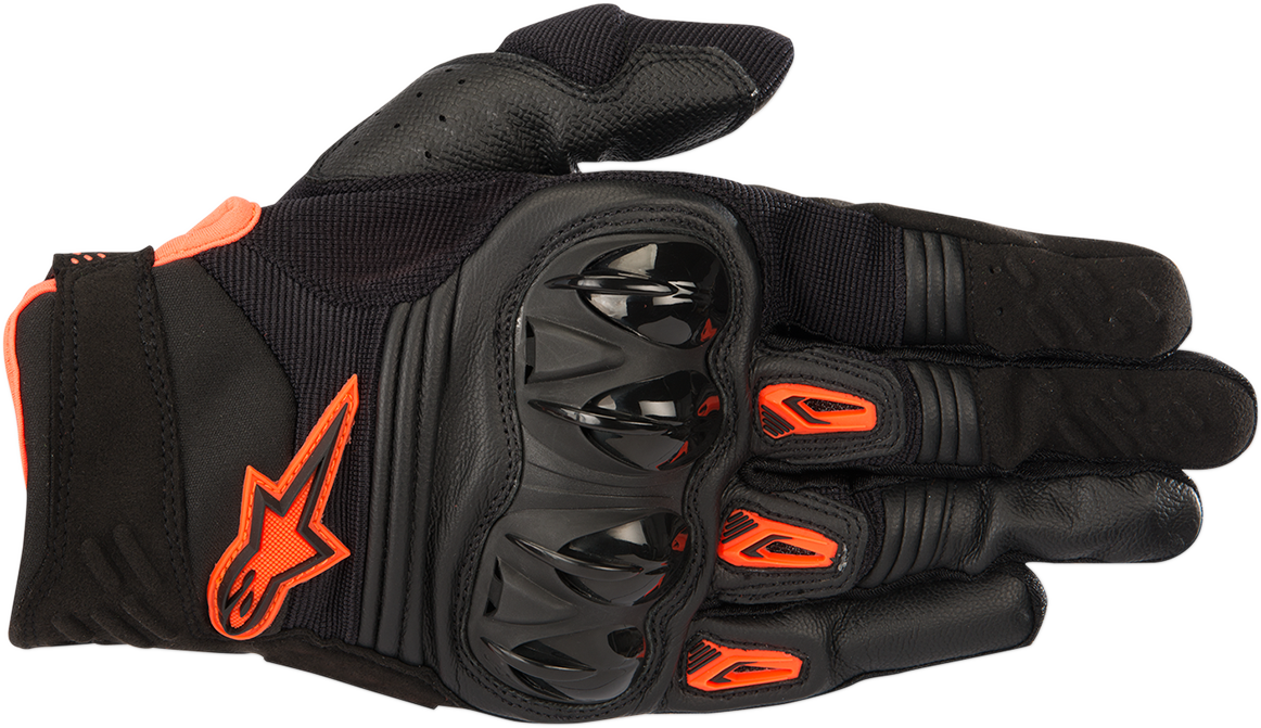 Megawatt Gloves - Black/Orange - Small