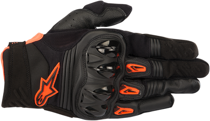 Megawatt Gloves - Black/Orange - Small