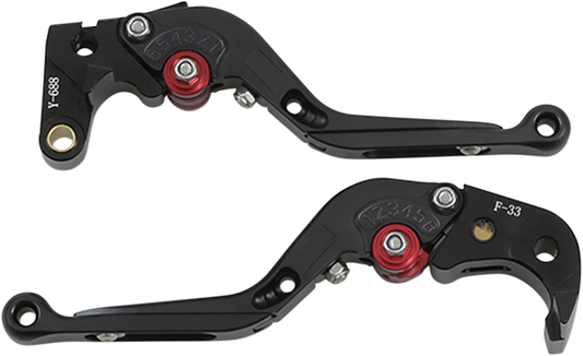 Black MGP Lever Set for Honda