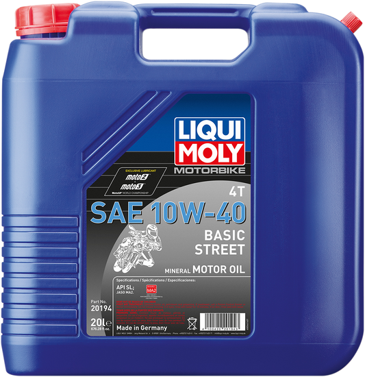 Basic Street 4T Oil - 10W-40 - 20 L