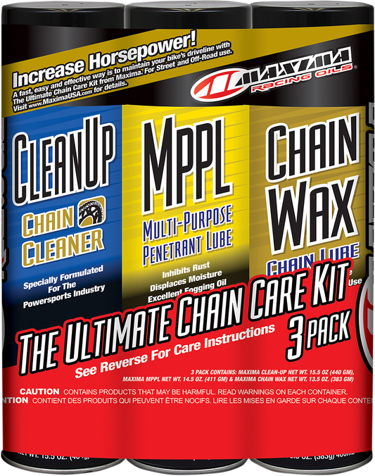 Chain Wax/Care Kit