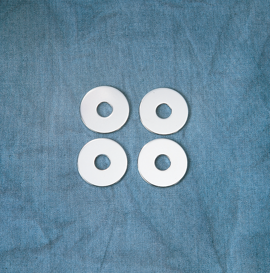 Rondanas 1/4" x 7/8" cromo