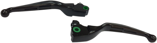 Black Slotted Levers
