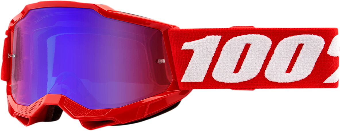 Youth Accuri 2 Goggles - Red - Red/Blue Mirror