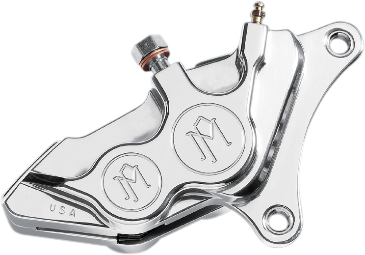 Caliper - Front Right - Chrome - 00-17 Harley-Davidson