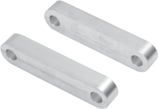 Hugger Front Fender Mounting Blocks - For 21" Wheels - Satin
