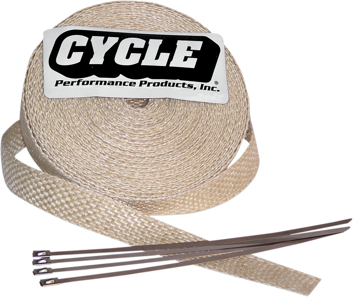 Exhaust Wrap Kit - Natural - 2x25