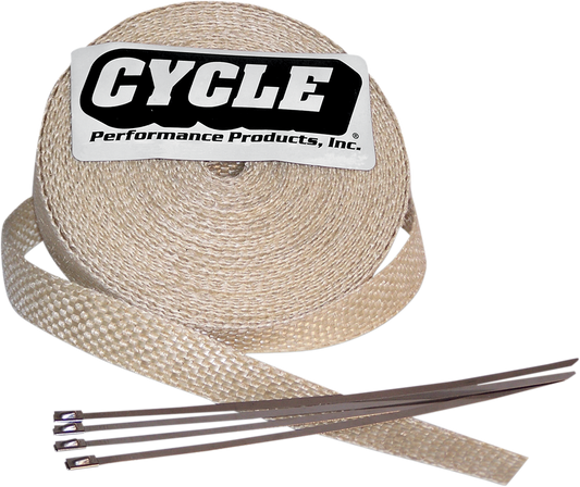 Exhaust Wrap Kit - Natural - 2x25