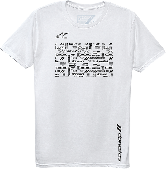 Playera Alpinestars Chaotic blanca