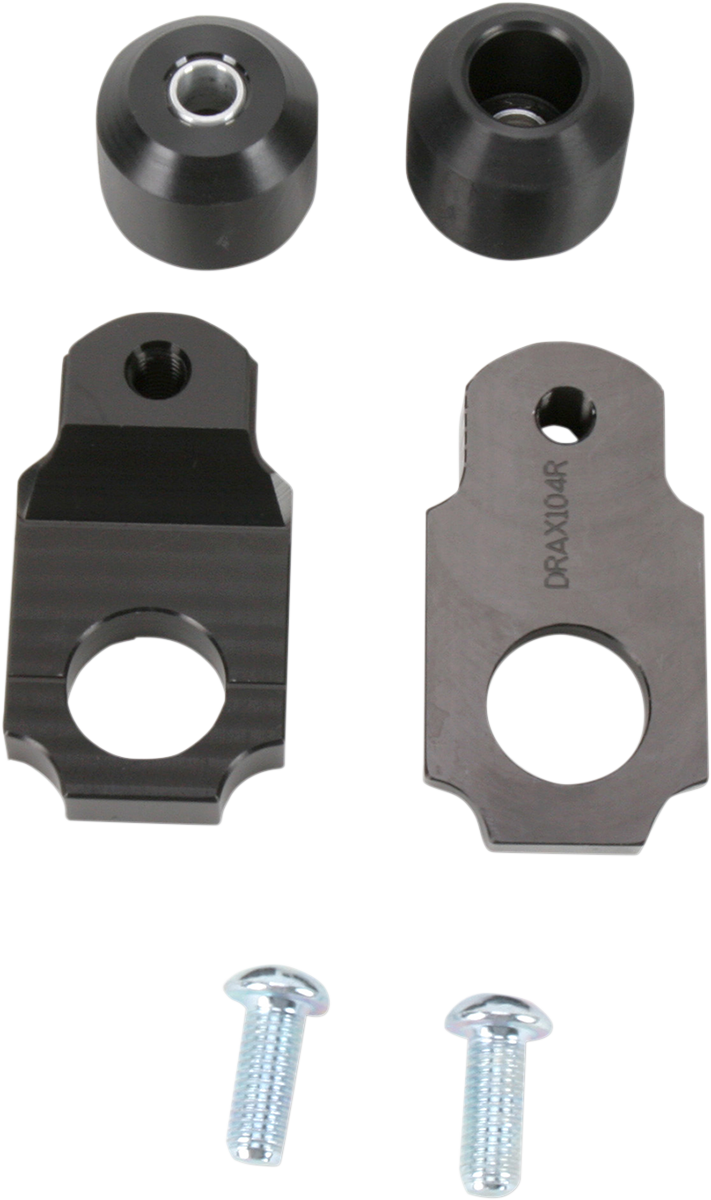 Axle Block Sliders - Kawasaki ZX-6R - Black