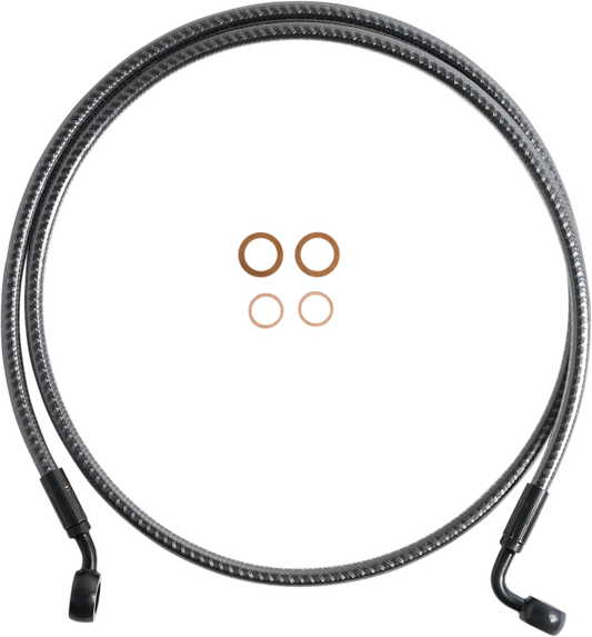 Brake Line - Front - 35°/90° - 48" - KARBONFIBR