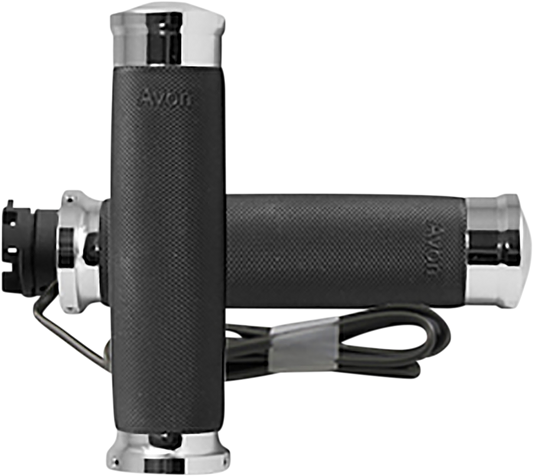 Grips - Heated - Custom Contour - Indian - Chrome