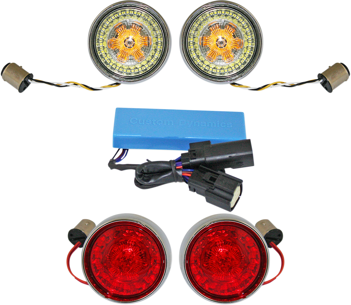 Full Bullet Turn Signal Conversion Kit  - Chrome