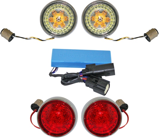 Full Bullet Turn Signal Conversion Kit  - Chrome