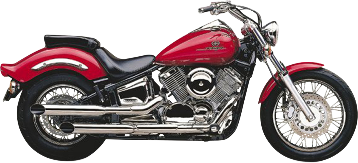 Slashcut Mufflers - Chrome - V-Star 1100