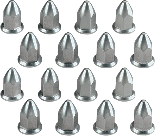 Wheel Lug Nut - Flat - Polished - 16 Pack