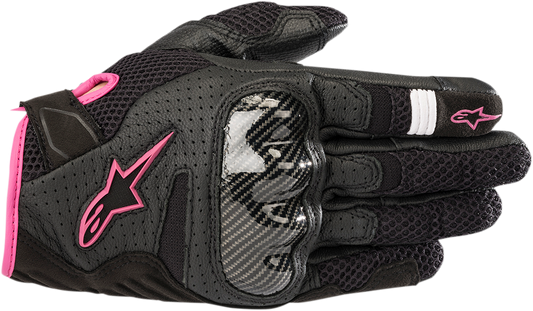 Stella SMX-1 Air V2 Gloves - Black/Fuschia - XS