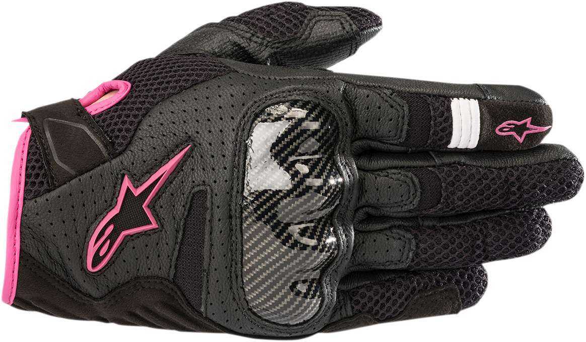 Stella SMX-1 Air V2 Gloves - Black/Fuschia - XS