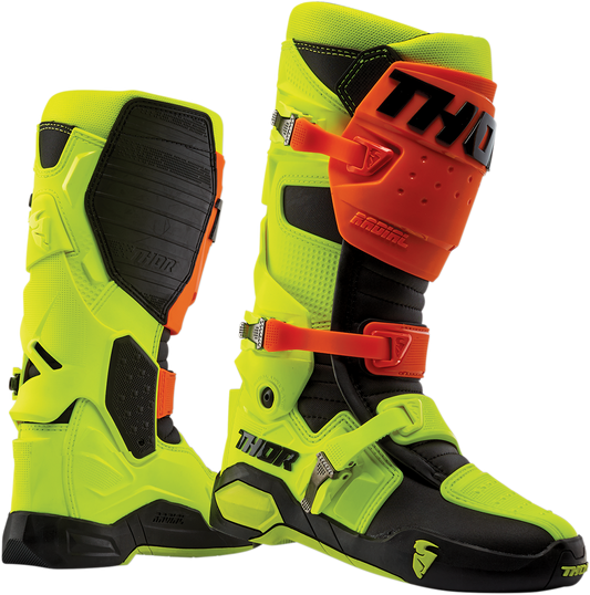 Radial Boots Replacement Outsoles - Black/Yellow Fluorescent - Size 14-15