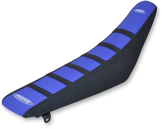 6-Ribbed Seat Cover - Blue/Black - YZ 85