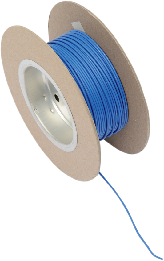 100' Wire Spool - 18 Gauge - Blue
