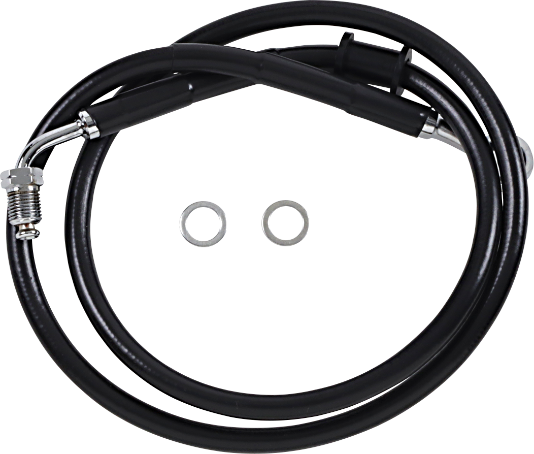 Brake Line - +10" - Black - '18-'20 Softail