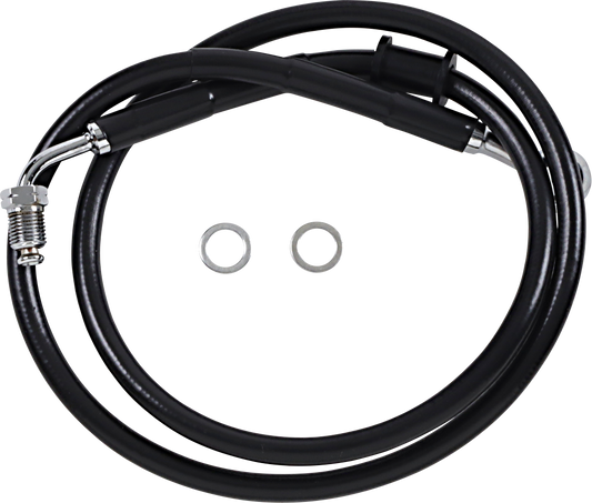 Brake Line - +10" - Black - '18-'20 Softail