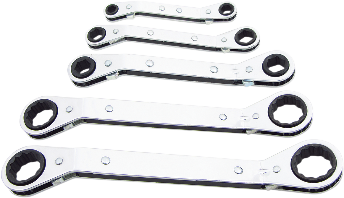 Wrench Set Ratcheting Offset Society of Automotive Engineers