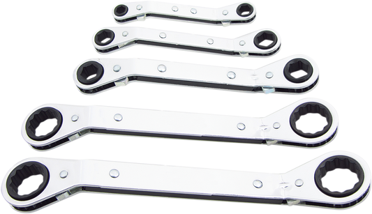 Wrench Set Ratcheting Offset Society of Automotive Engineers