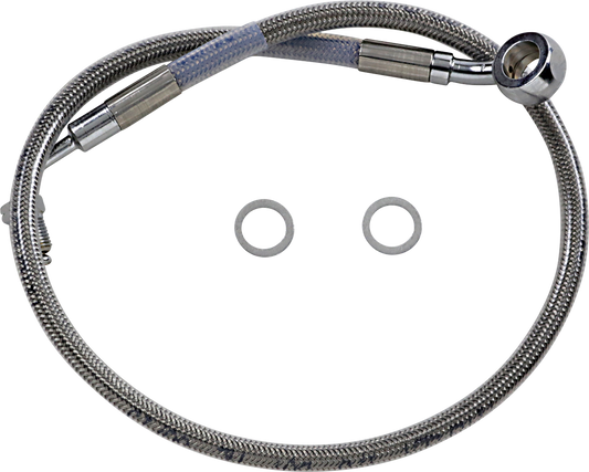 Brake Line - +2" - Stainless Steel - '18-'20 Softail