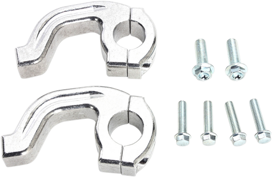 Handguard Clamp - Contour - 7/8" - Silver