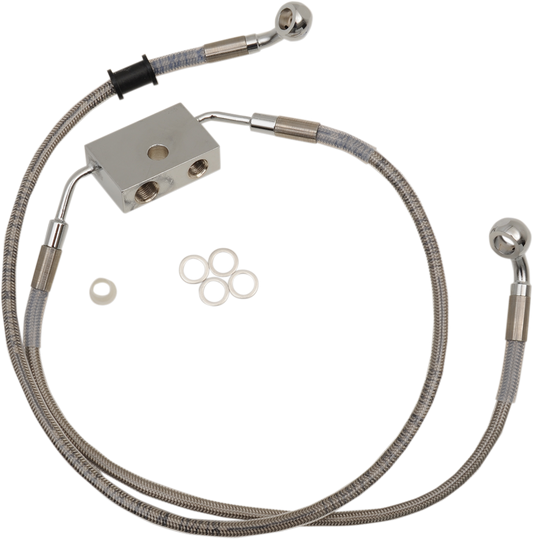 Front Brake Line - XL - Stainless Steel