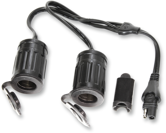 Charger Cord - SAE to Dual Socket Adapter
