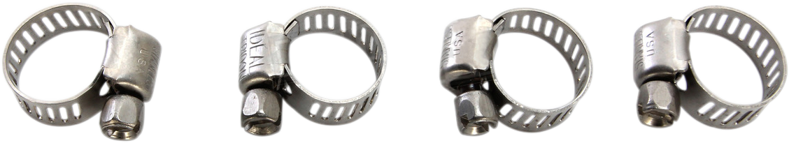Clamp Hose Stainless Steel 7-17Mm 4Pack