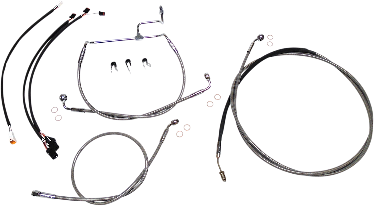 Control Cable Kit - XR - Stainless Steel/Chrome