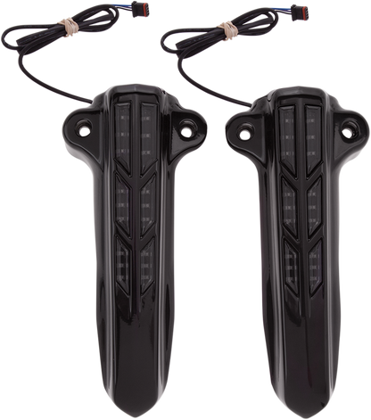 Cubierta de barra de suspension CIRO Forkini - Negro - Con LED