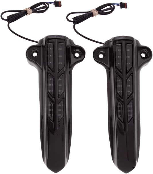 Cubierta de barra de suspension CIRO Forkini - Negro - Con LED