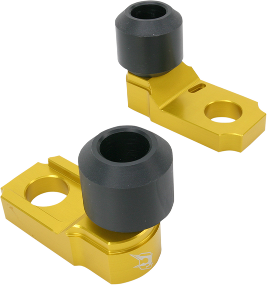 Axle Block Sliders - Triumph - Gold